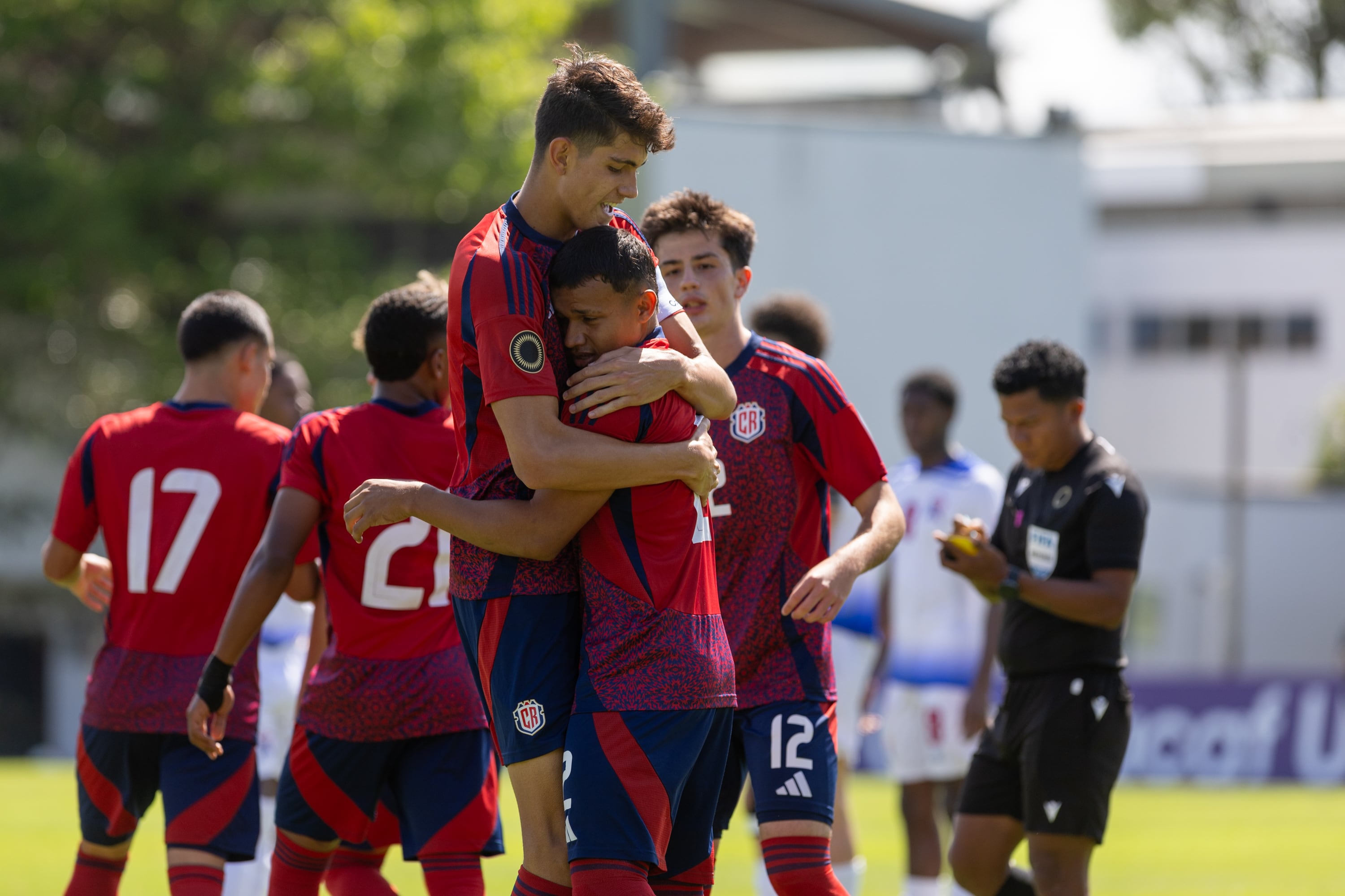 Selección Sub-20 de Costa Rica en clasificatorio de Concacaf.