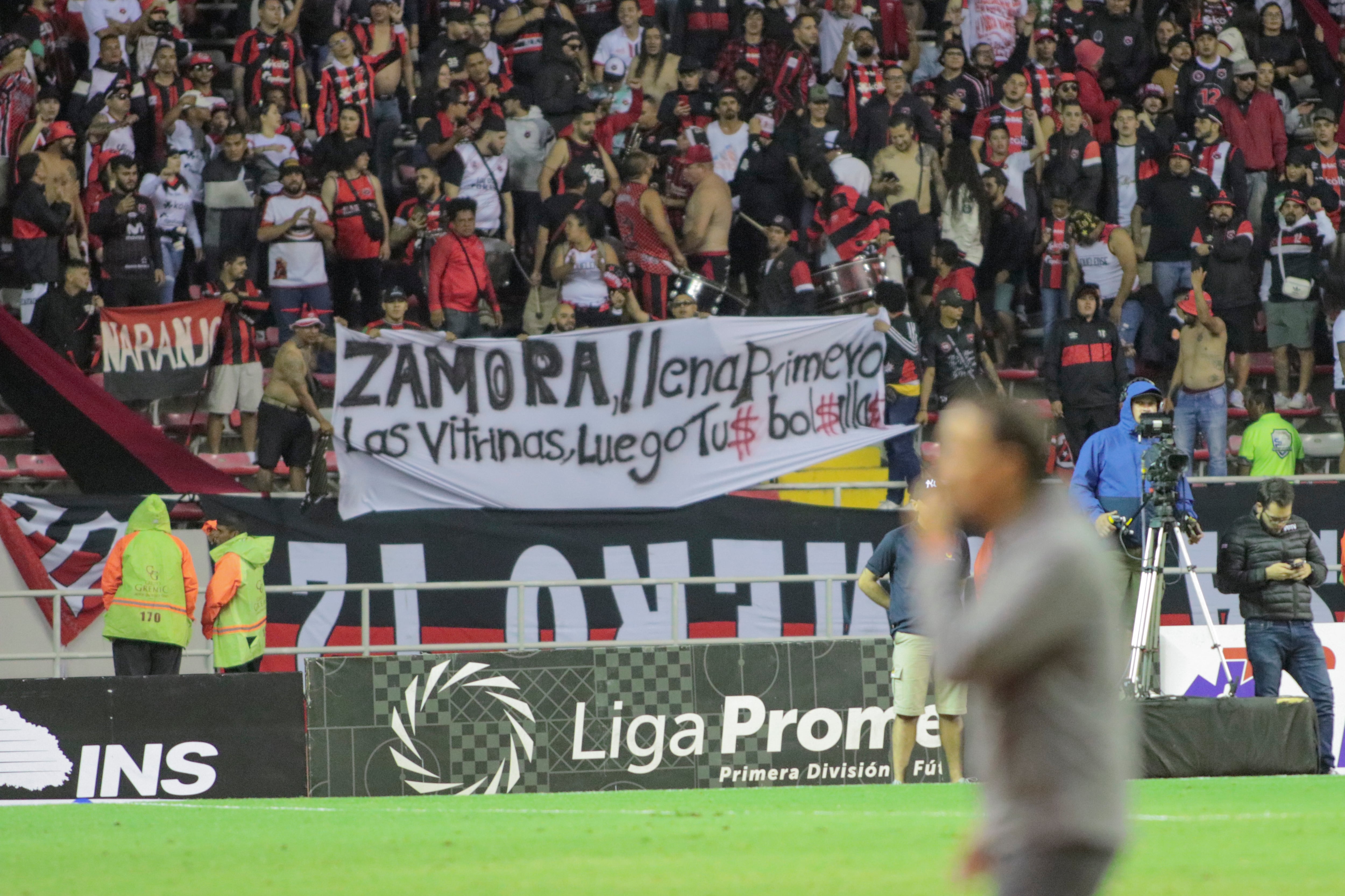 02-02-2025 Estadio Nacional, San José, partido de la jornada 7 del campeonato de primera divisón entre Liga Deportiva Alajuelense y Club Sport Cartaginés.
En la Foto: Diego Campos, Luis Flores
Jonathan Jiménez Flores para Grupo Nación
