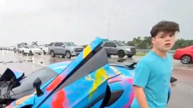 Jack Doherty, famoso youtuber, estrelló carro de 103 millones de colones en vivo, ¡vea el video!