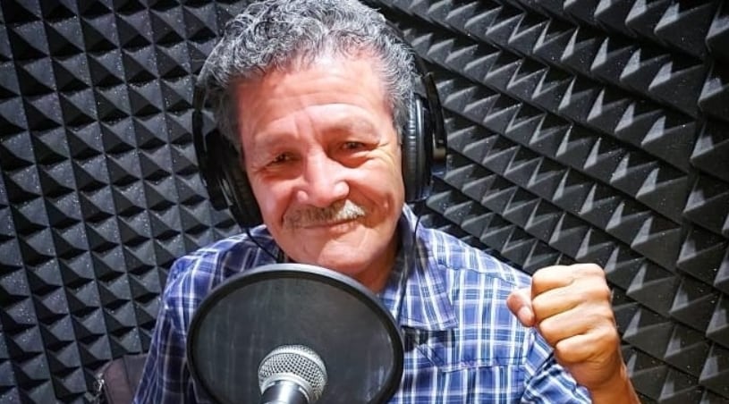 Jorge Arturo González Quesada, mejor conocido como "Cañero", narrador taurino.