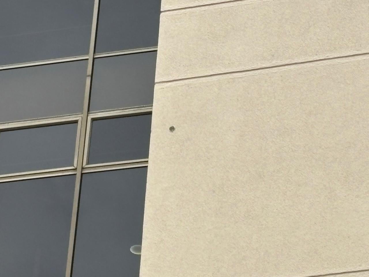 Impactos de bala en edificio del OIJ en San Pedro de Montes de Oca.