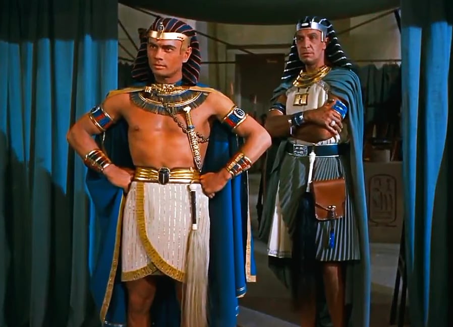 Yul Brynner, los diez mandamientos