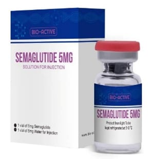 Fotografía de producto inyectable para bajar de peso.