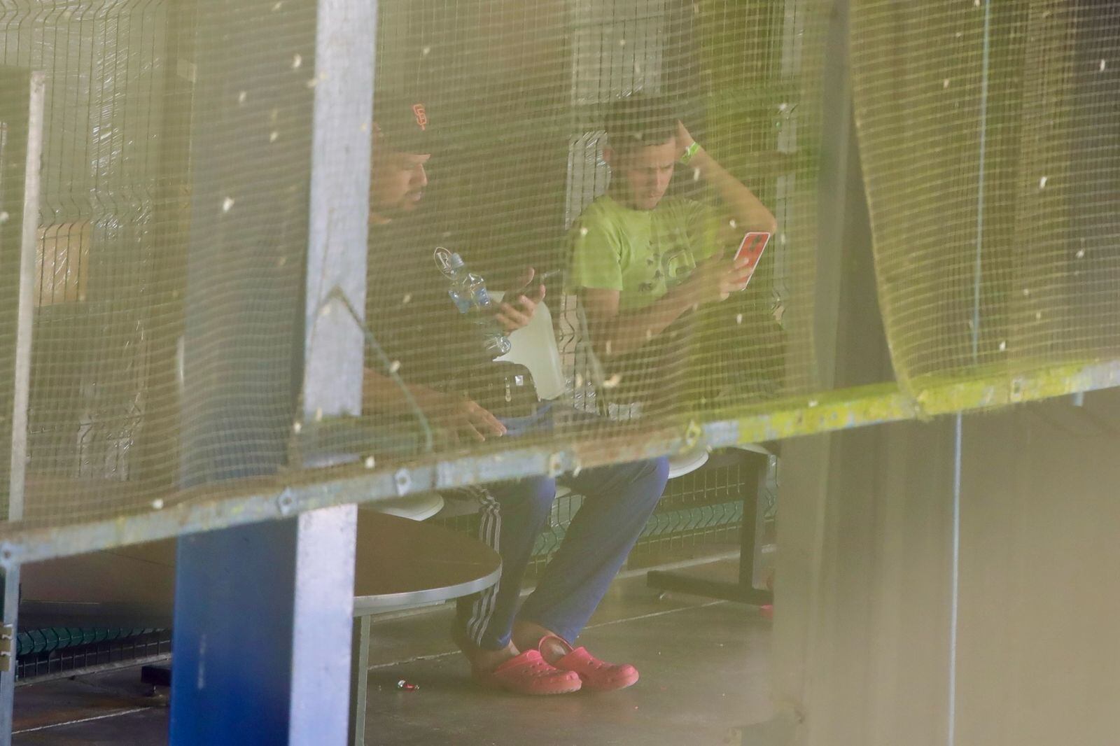 21/02/2025, Puntarenas, Ciudad Neilly, en el centro de Migración CATEM Centro de Atención a Migrantes en Ciudad Nelly Corredores de Puntarenas se encuentran los migrantes deportados de los Estados Unidos.