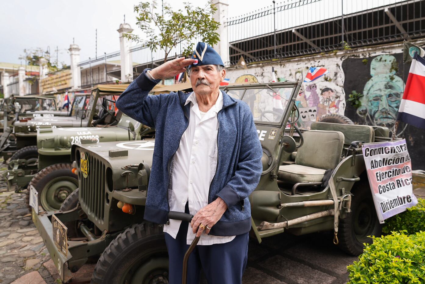 01/12/2024. Acto oficial de la conmemoración del 76 aniversario de la abolición del ejército. Museo Nacional, Costa Rica. Fotografía: Lilly Arce. En la fotografía: José Enrique Alfaro. Gonzalo Chanto Mendez. Carlos Alberto Ramírez Villalobos. Aurelia Cordero Cordero. José Asdrual Bonilla Madriz. Fernando Enrique Herrera Sánchez. Álvaro Méndez Varela.