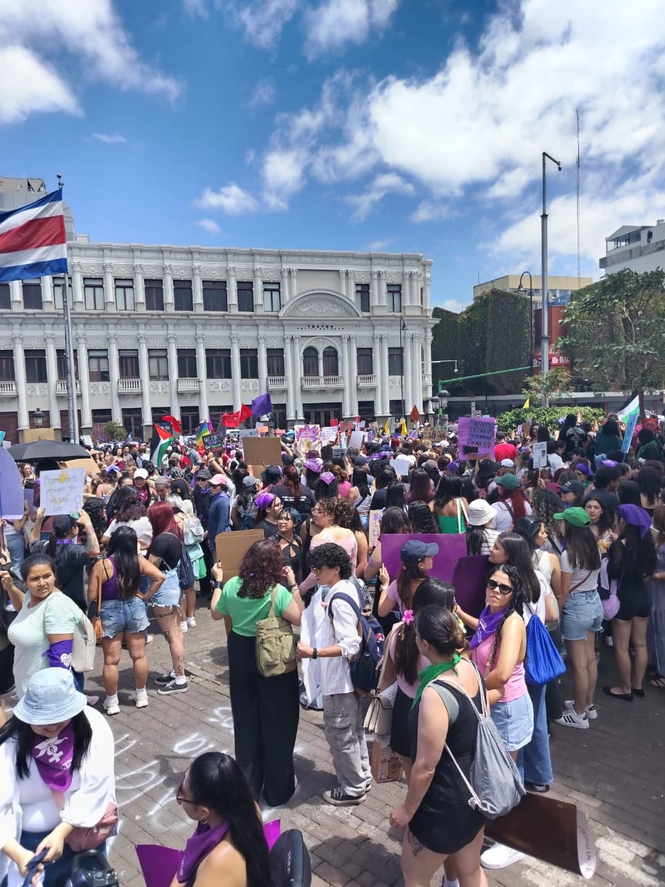 Marcha del 8 de marzo de 2026, San José Costa Rica