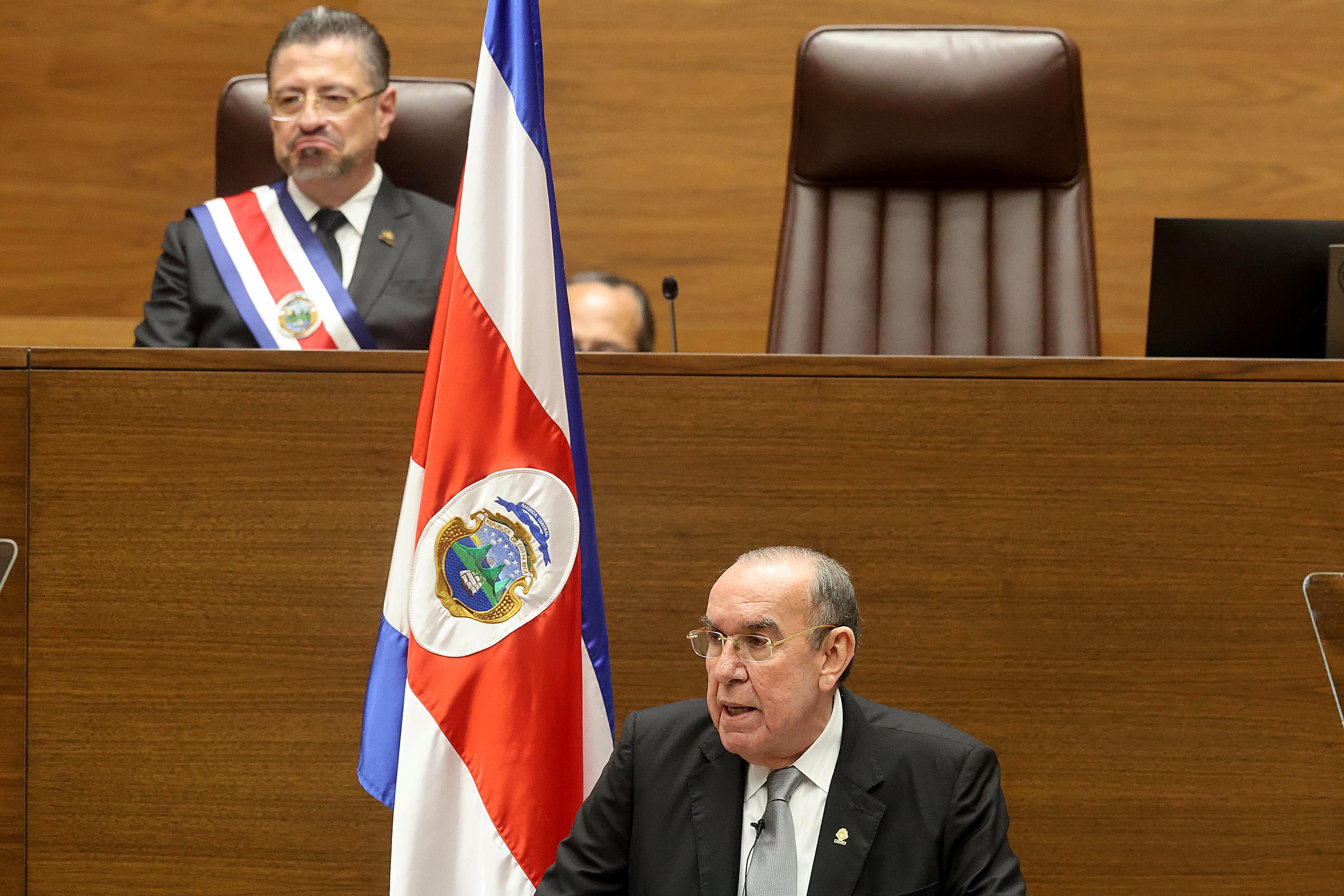 02/05/2024 Asamblea Legislativa. Rendición de cuentas del segundo año de gobierno, por parte del mandatario Rodrigo Chaves, en el Plenario Legislativo. Foto: Rafael Pacheco Granados
