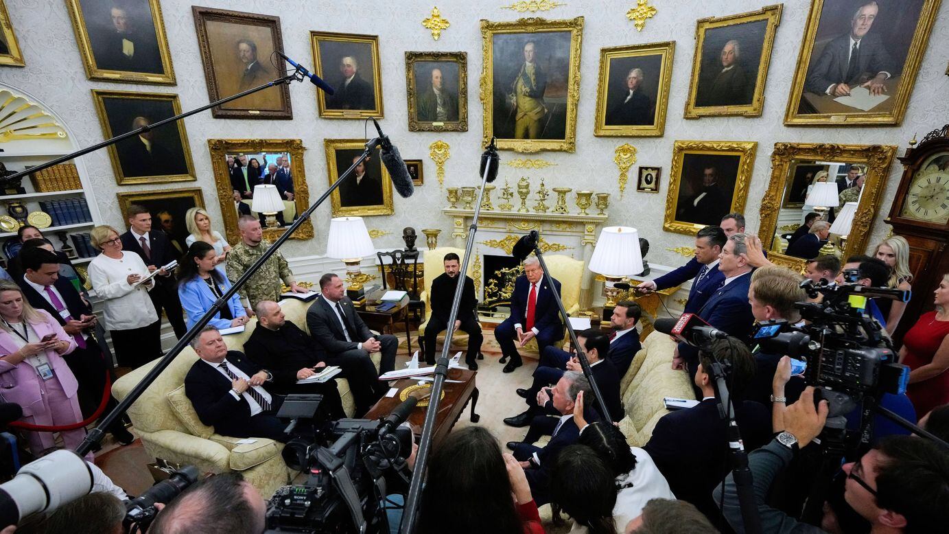 Cita de líderes europeos en la Washington, el 18 de agosto 2025