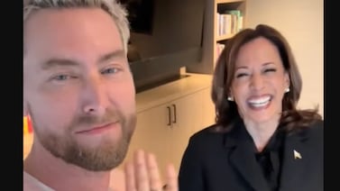 ¿Qué mensaje le enviaron Kamala Harris y Lance Bass a Donald Trump?