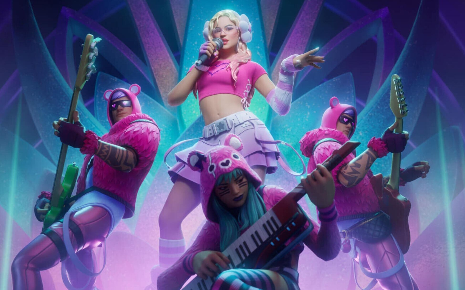 Karol G alistó sus mejores canciones para dar un concierto que pocos van a olvidar dentro de Fortnite. Foto: Epic Games.