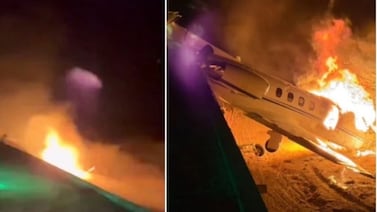 Avión en el que viajaba famoso cantante se incendió tras salirse de la pista en Brasil