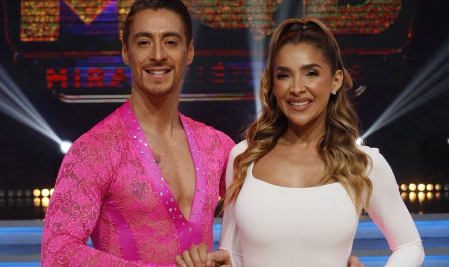 Mira quién baila Ericka Morera y Toni Costa.