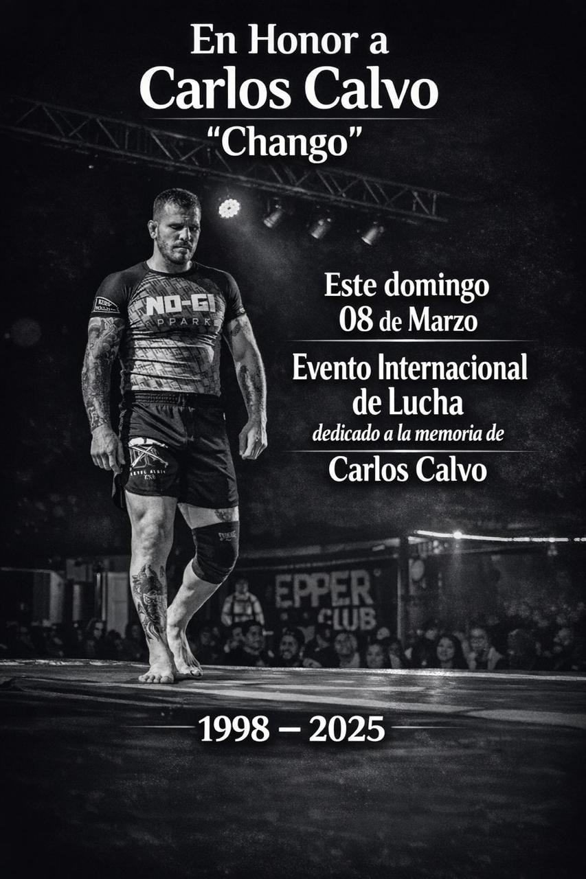 Lucha olímpica
Campeonato Internacional de Lucha
Dedicada al atleta Carlos Calvo
Ciudad Colón, 8 de marzo
5 de marzo del 2025
Cortesía: Heriberto Sandí