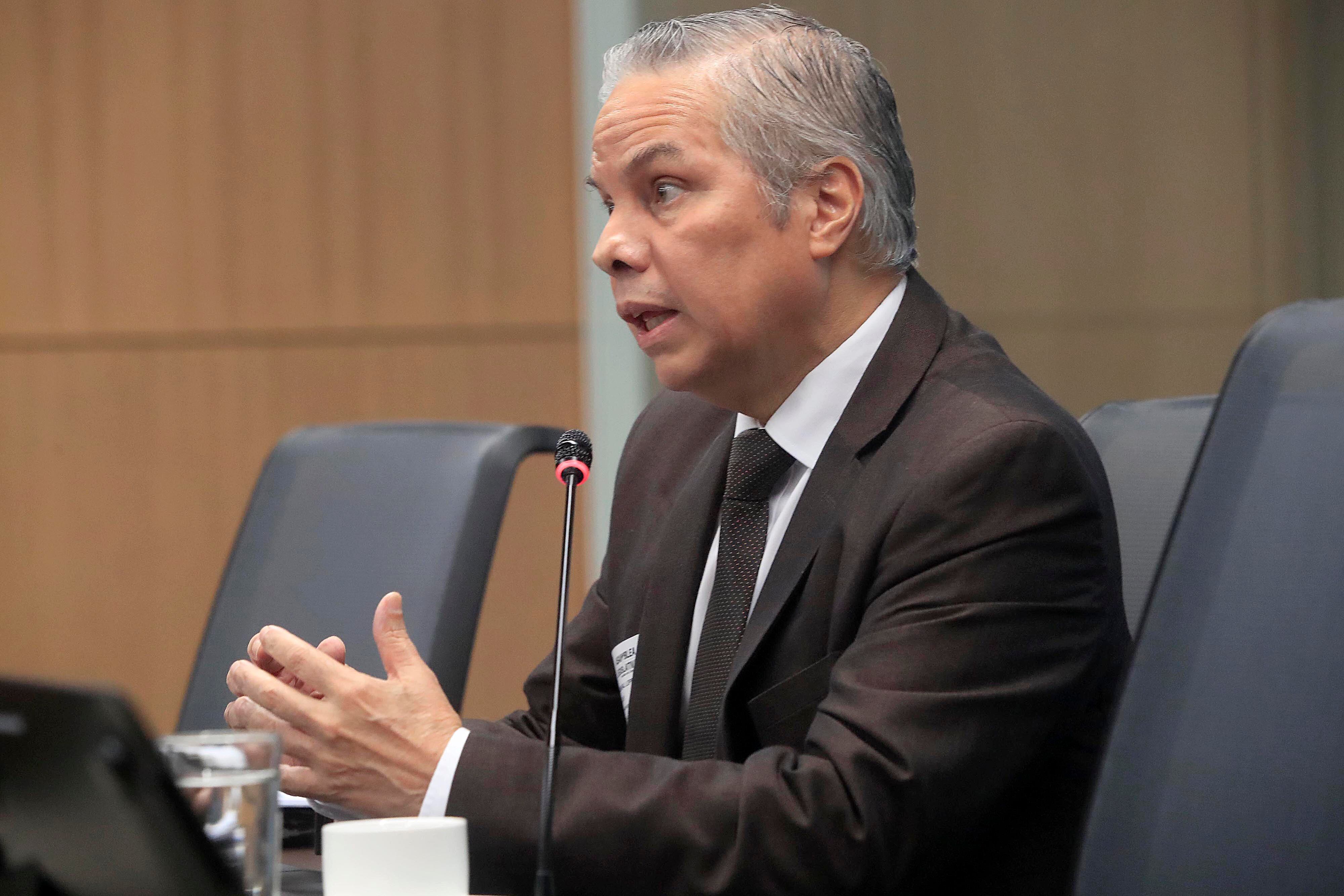 21/09/2023 Asamblea Legislativa. Roger Madrigal, presidente del Banco Central (BCCR), compareció esta tarde ante la Comisión de Ingreso y Gasto Público.