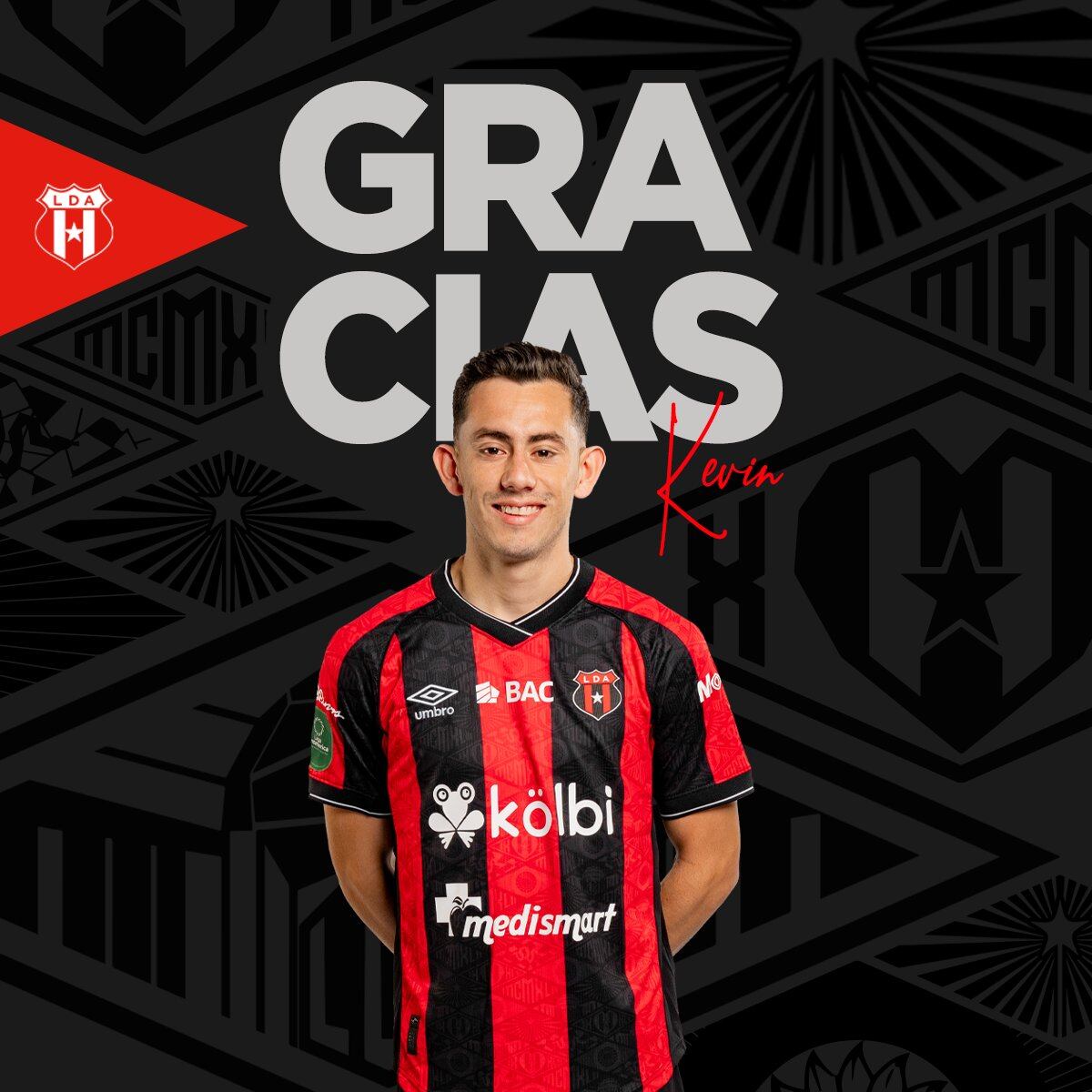 Kevin Cabezas dejó de formar parte de Liga Deportiva Alajuelense.