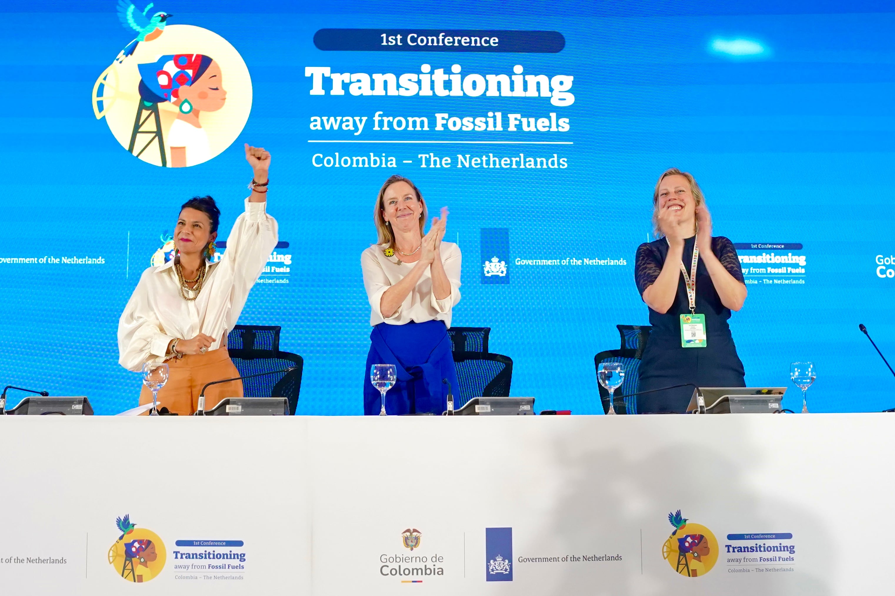 Cierre de la conferencia de Santa Marta, en Colombia, dedicada a la transición de los combustibles fósiles.
