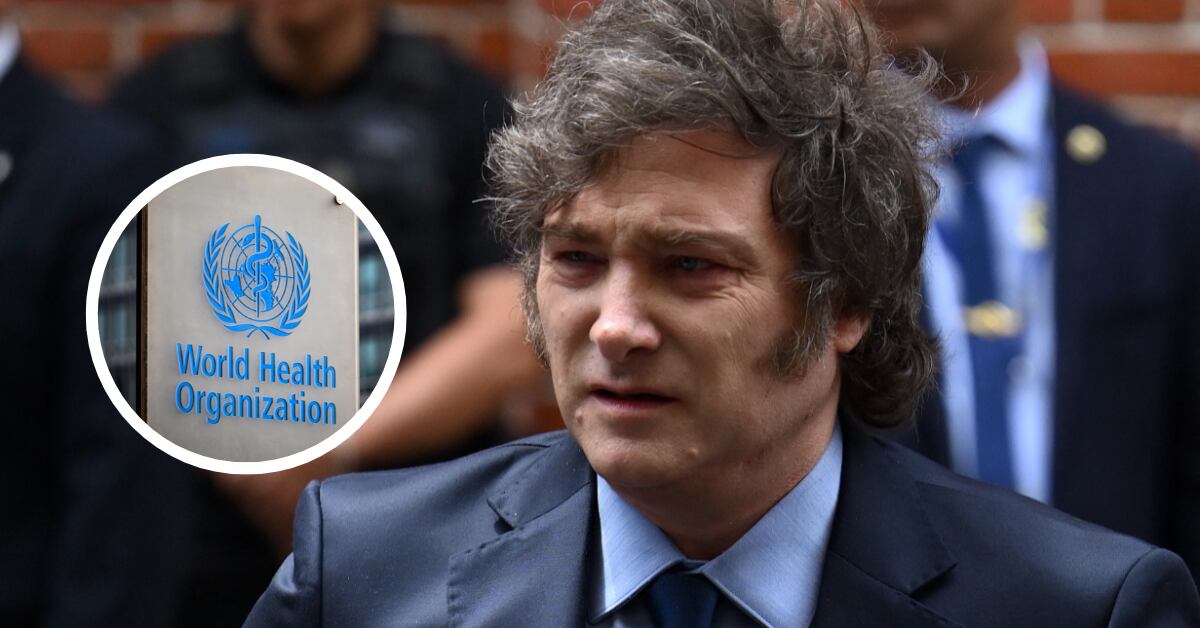 Javier Milei anunció el retiro de Argentina de la OMS debido a desacuerdos con su gestión sanitaria, especialmente en la pandemia de covid-19.