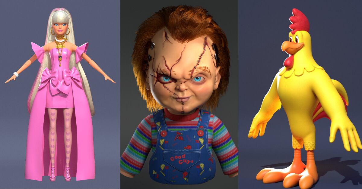 El artista costarricense Jean Leal le ha dado vida a Barbie, a Chucky y a uno conocido por los ticos: el Gollo.