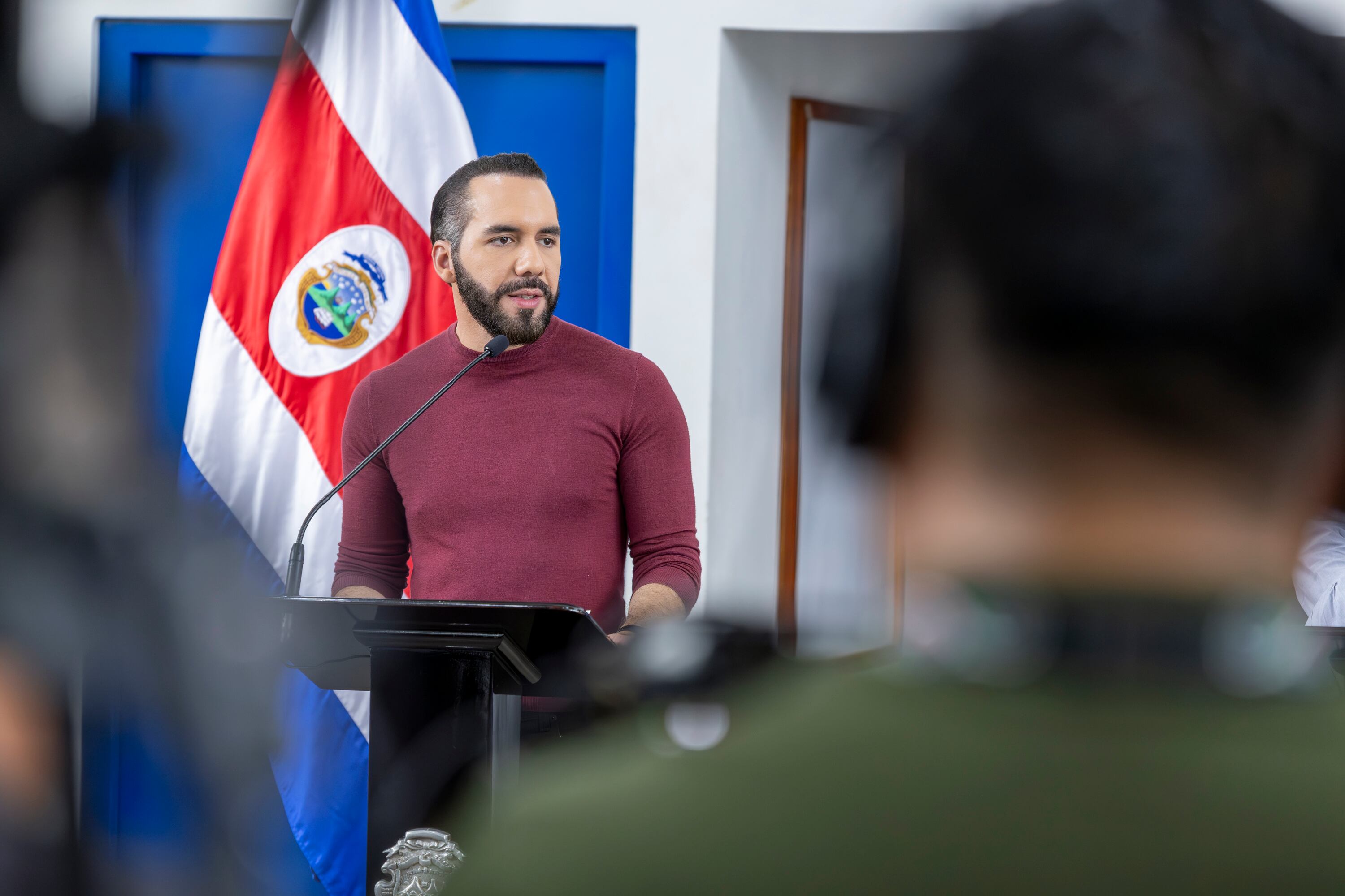 12/11/2024, Alajuela, Cárcel La Reforma, visita de el presidente Rodrigo Chaves junto con el presidente de El Salvador Nayib Bukele.