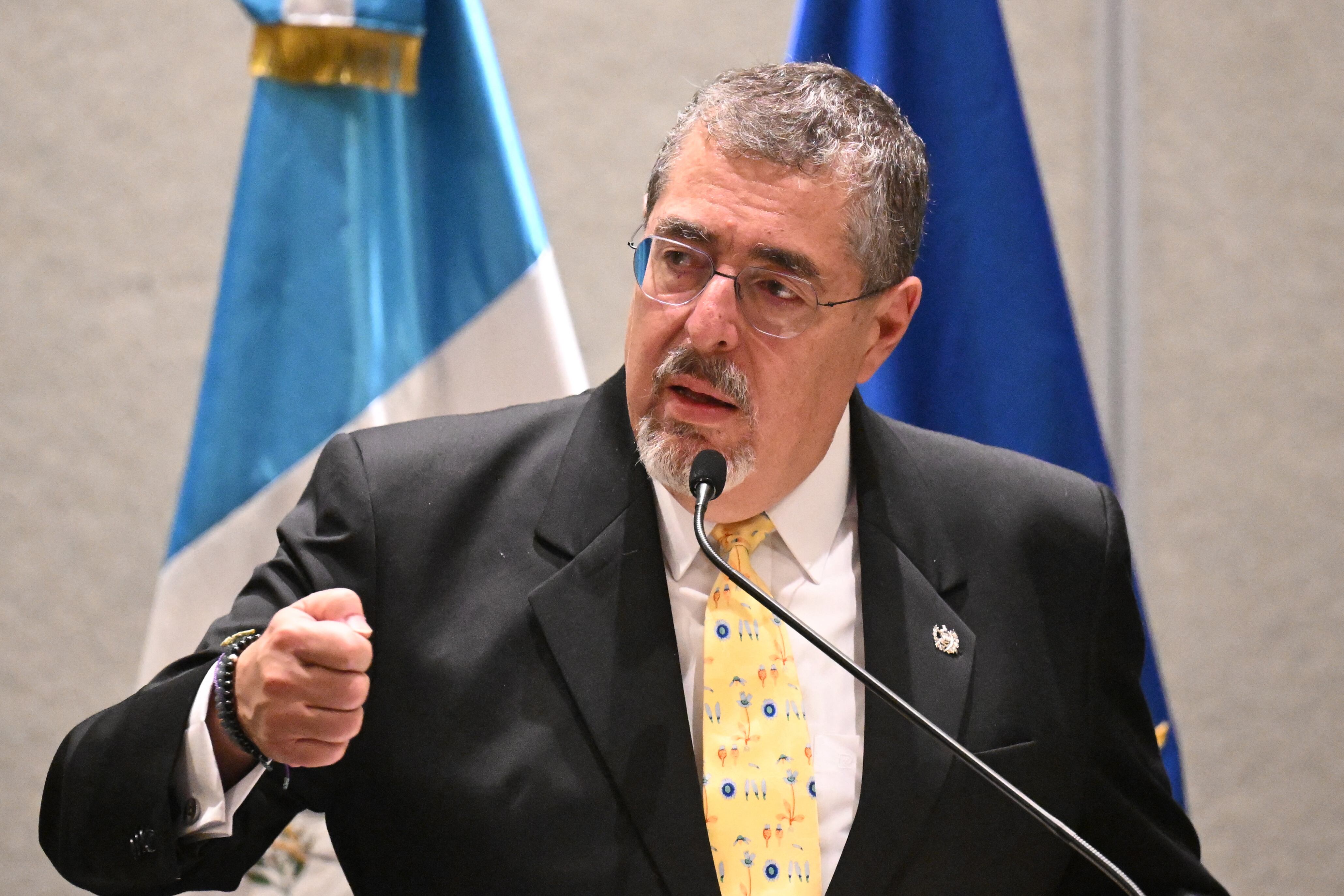 Bernardo Arévalo, presidente de Guatemala, asegura que su gobierno será respetuoso del oficio periodístico y no perseguirá a periodistas en este país centroamericano. Foto: AFP