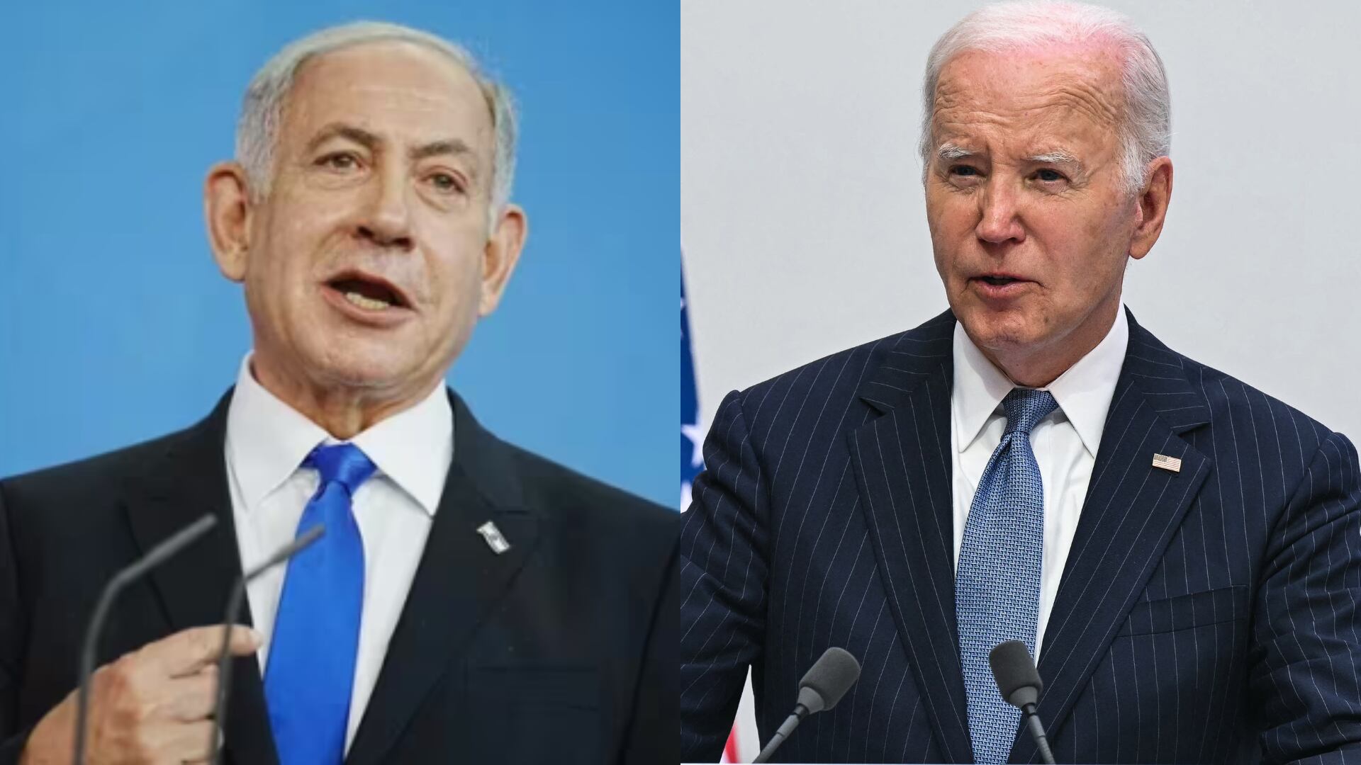 Benjamín Netanyahu y Joe Biden