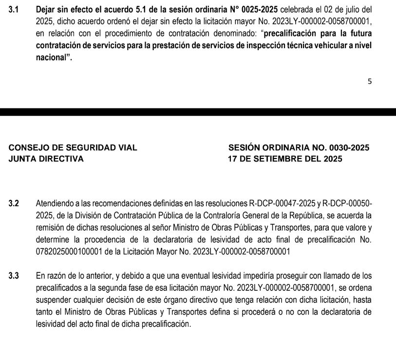 Acta de Junta Directiva.