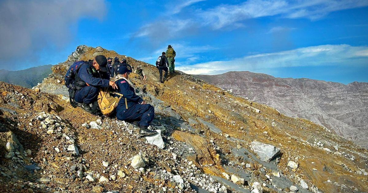 El operativo se llevó a cabo el pasado 25 de julio en el volcán Poás. (Foto: MSP)