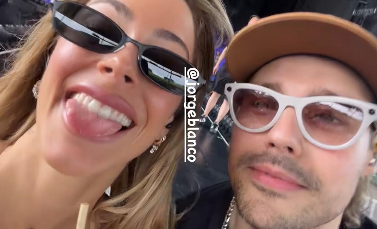 Jorge Blanco apareció en las historias de Tini Stoessel horas antes de su concierto en Costa Rica, despertando expectativa entre los fans de ‘Violetta’.