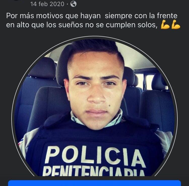 El febrero el oficial había actualizado su foto en el perfil de Facebook. Foto: Tamada del Facebook
