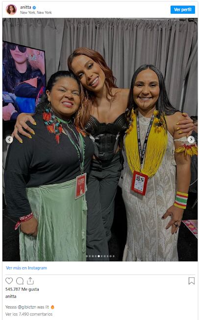 Anitta nominada a premios MTV EMA