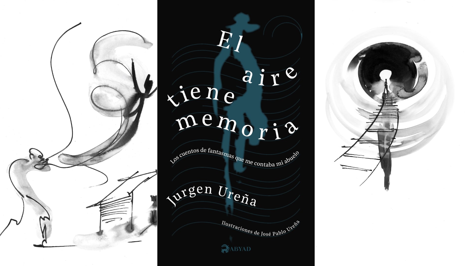 'El aire tiene memoria' es un libro de Jurgen Ureña con ilustraciones de José Pablo Ureña.