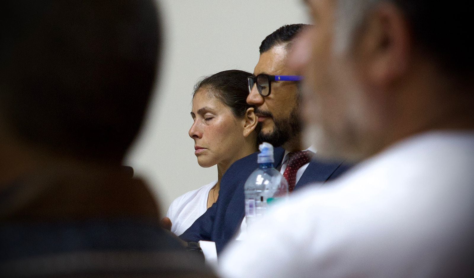 Merilyn Espinoza, madre de Nadia rompió en llanto por primera vez desde que inició el juicio por la muerte de su hija.