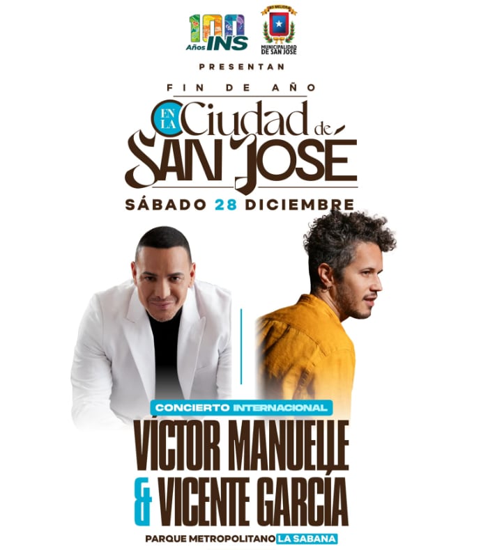 Concierto de Victor Manuelle y Vicente García en La Sabana