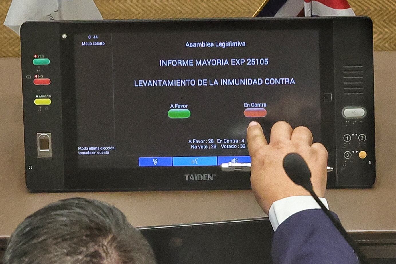 22/09/2025/ debate sobre levantamiento de la inmunidad de Rodrigo Chaves / foto John Durán