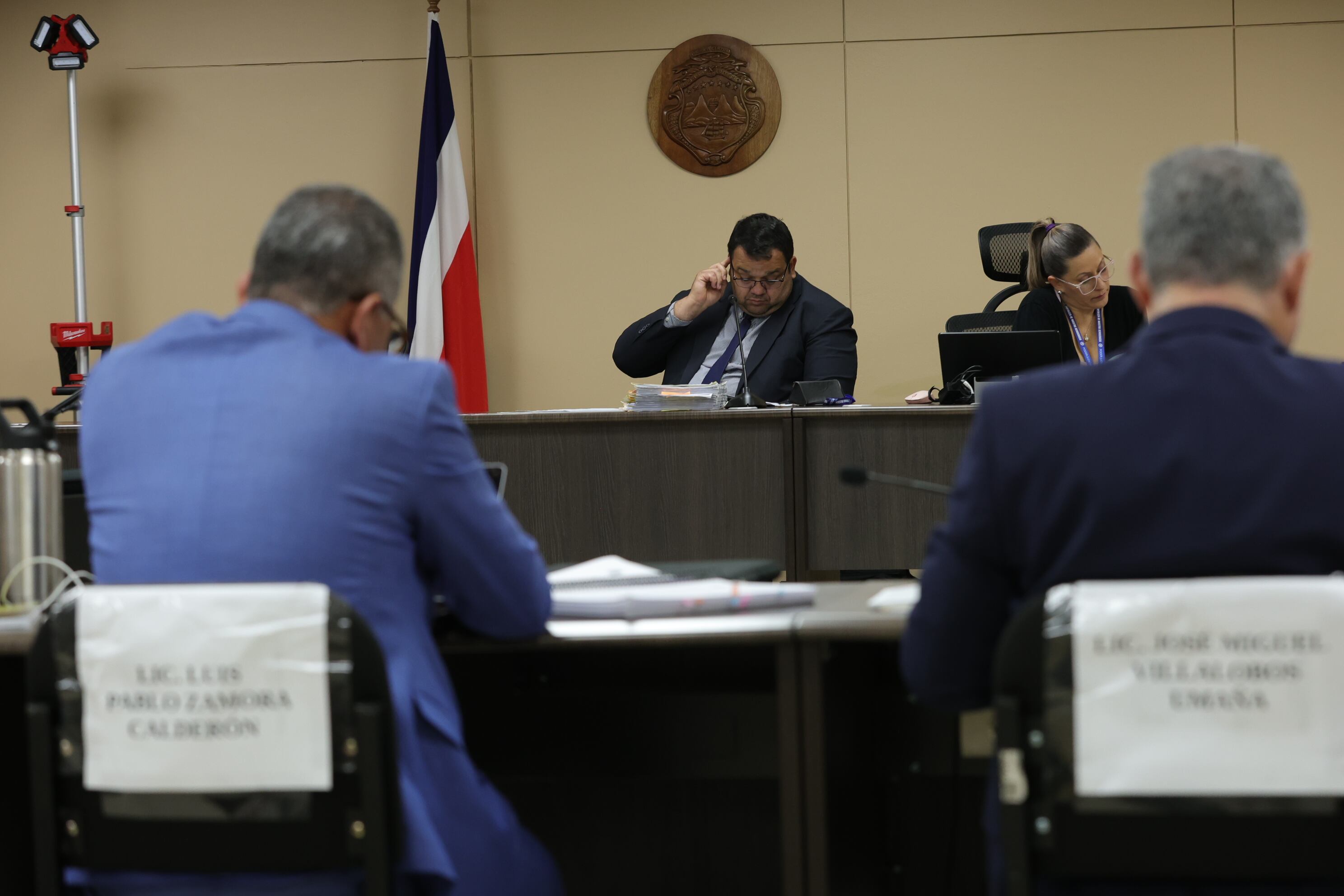 Fotos del juicio caso Fénix en los tribunales de San José / Foto John Durán