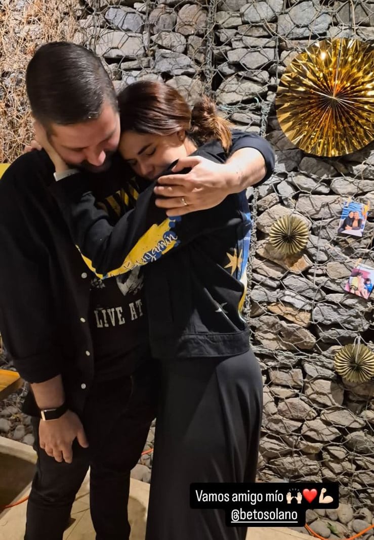 Beto Solano, amigo de Carolina Jaikel
