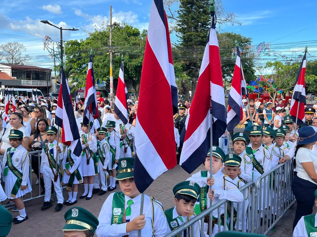 Celebraciones en Alajuela por la Batalla de Rivas y el héroe nacional Juan Santamaría.