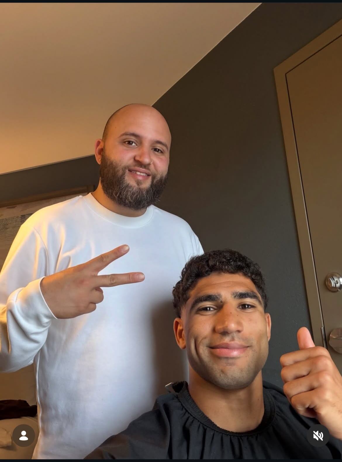 Coco Fernández, peluquero
Ousmane Dembélé y Kylian Mbappé
Achraf Hakimi
8 de julio del 2026
Fotografía: Instagram de Coco Fernández