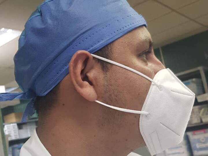 05/08/2020 MATERIAL EMBARGADO EXCLUSIVO PARA LA NACION HASTA EL 01 SETIEMBRE 2020 / Mascarillas marca Disen, cuestionadas por la Asociación Nacional de Profesionales en Enfermería (ANPE), porque llegaron a Cuidados Intensivos y a sala de Operaciones del Hospital México, enviadas por la CCSS, a pesar de que no son de uso médico. Foto: Cortesía ANPE OJO: Solo para uso de La Nación