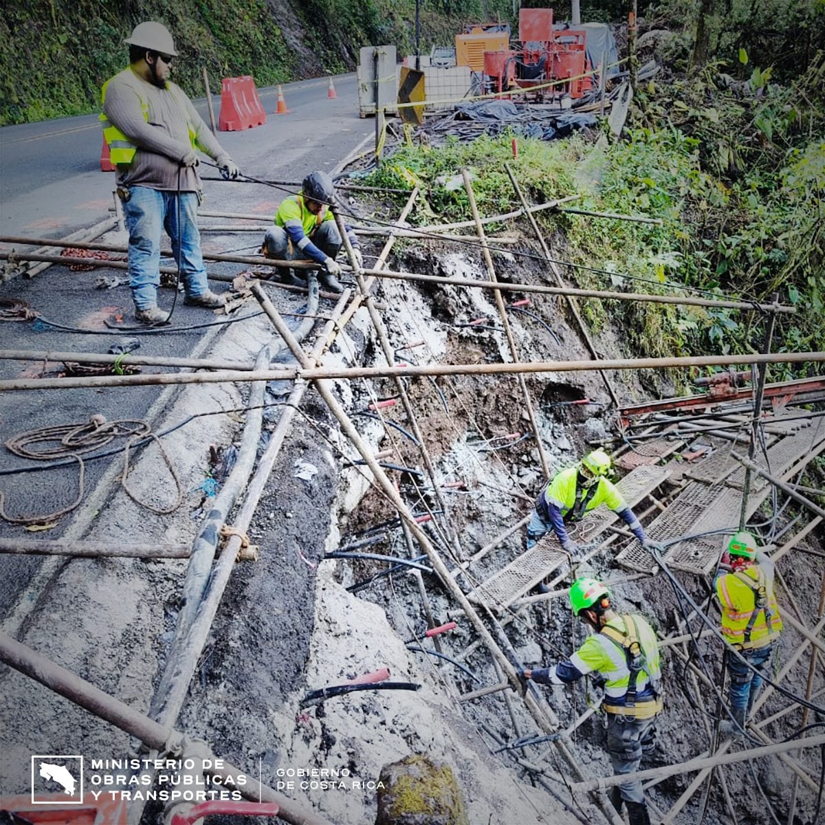 Intervención en ruta 32