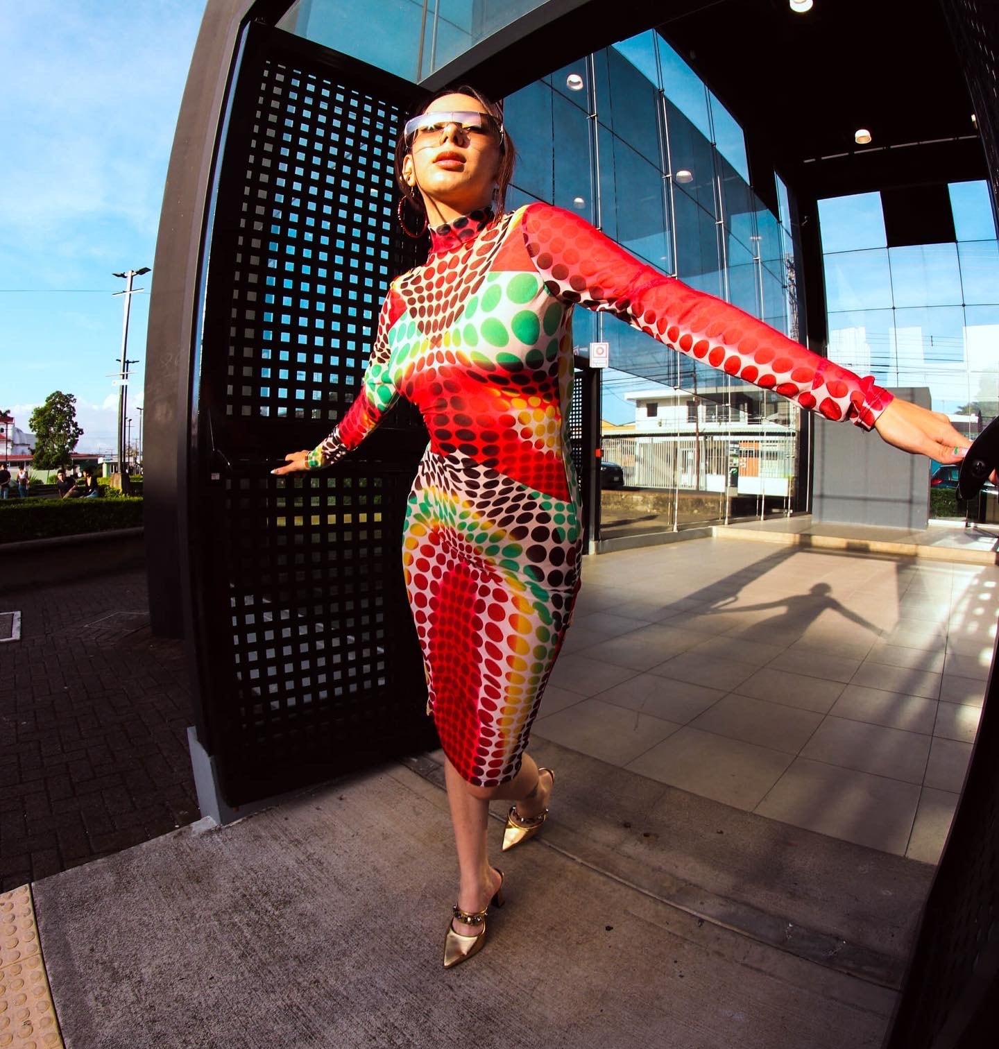 Uno de los hallazgos de Galaxy Muse en las americanas fue un vestido similar a la marca Jean Paul Gaultier. Lo encontró a ¢1.250 colones y lo utilizó en el Costa Rica Fashion Week.