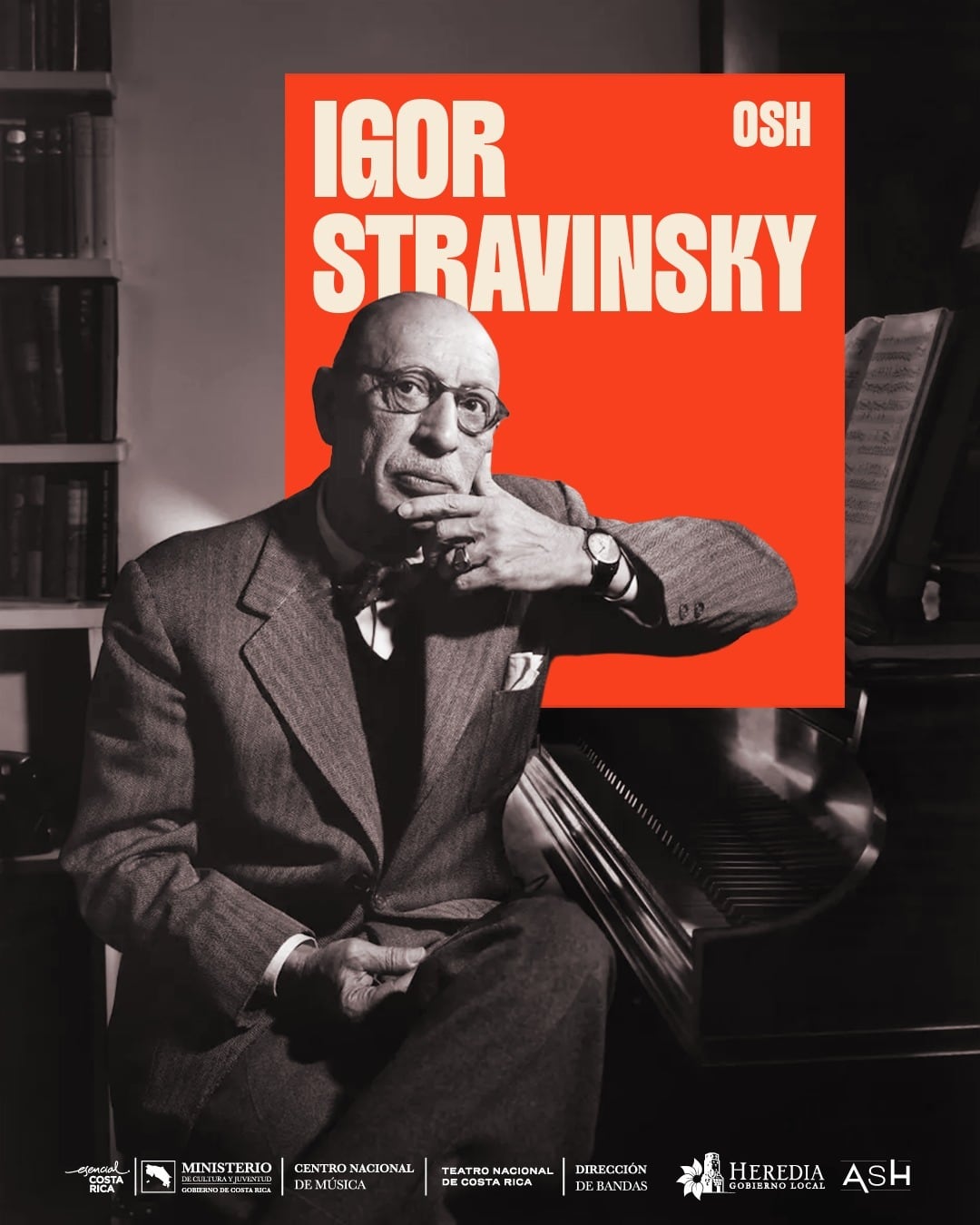 Por un lado, la exuberancia y potencia de Ígor Stravinsky, en contraparte, el delicado vaivén de Maurice Ravel, la Orquesta Sinfónica de Heredia lo espera en el Teatro Nacional