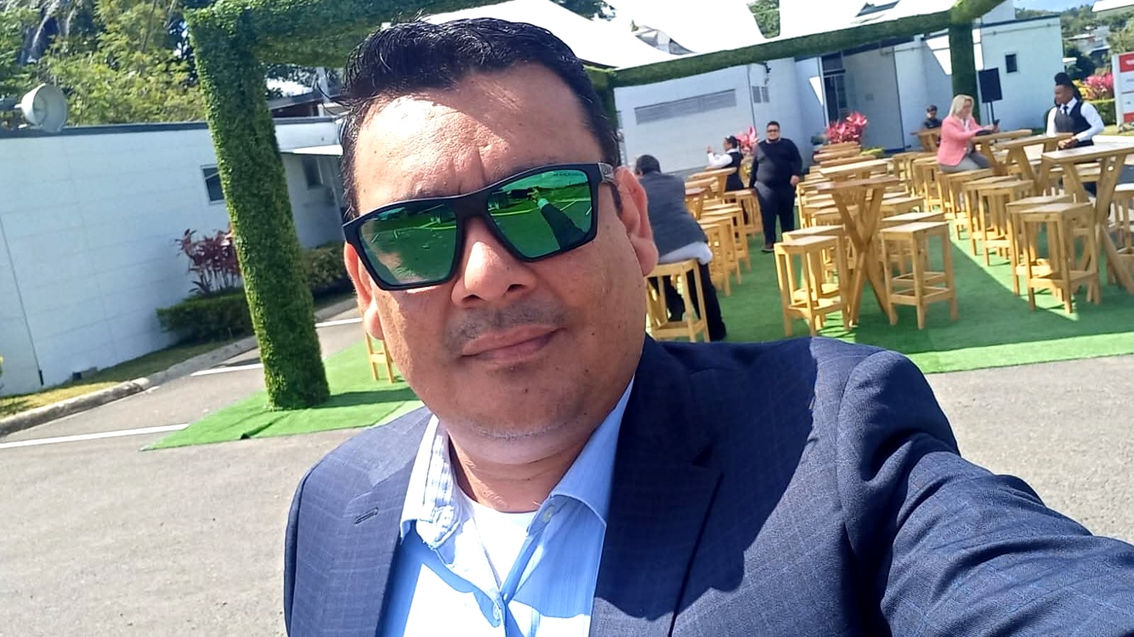 Stewart Gomez Chevez, presidente del Fútbol Playa