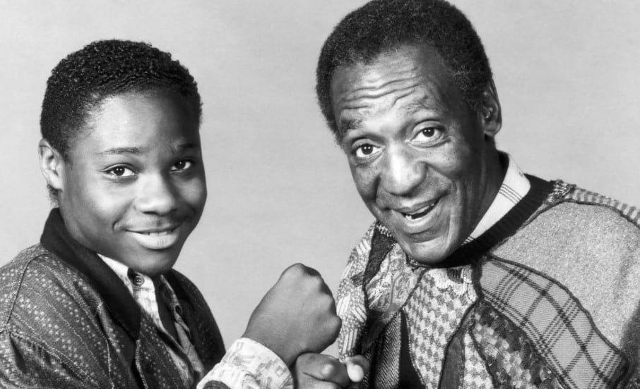 Malcolm-Jamal Warner junto a Bill Cosby.