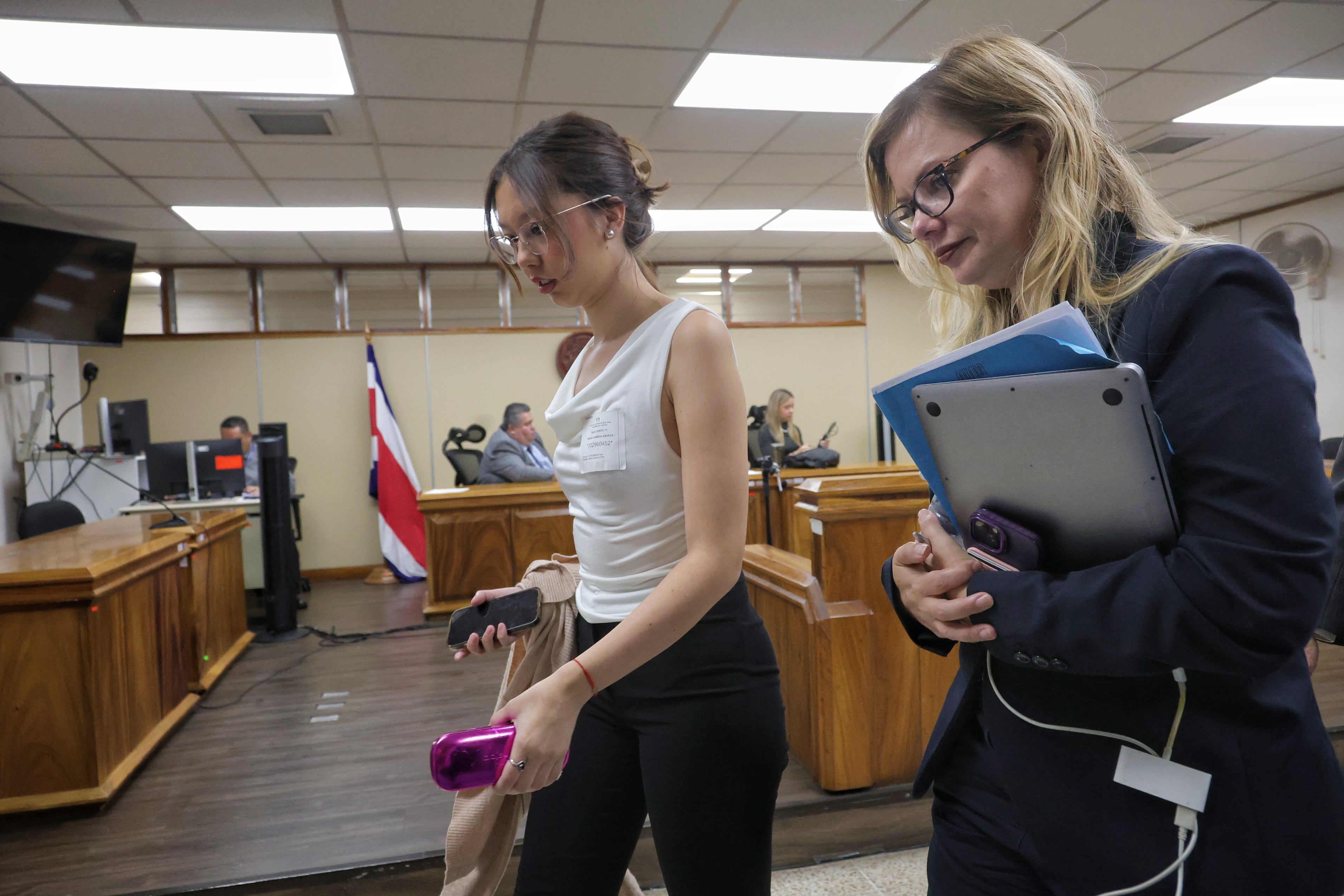 07/10/2025/ Nuevo juicio contra Celso Gamboa Sánchez y el ex director de la Policía de Control Fiscal, Irving Malespín Muñoz, por el presunto delito de fabricación y uso de documento falso en los tribunales de San José / Foto John Durán