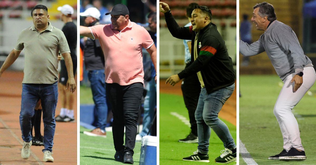 Cristian Oviedo salió de Santa Ana, Minor Díaz de Liberia, Yosimar Arias de Guanacasteca y Martín Arriola de San Carlos. Estos cuatro entrenadores buscan equipo.