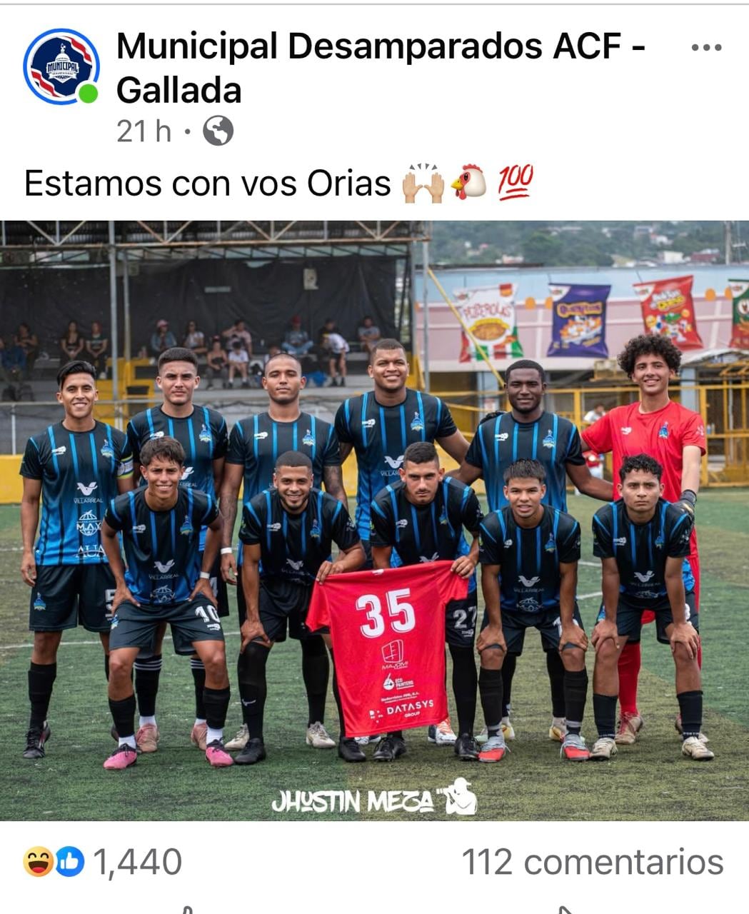 El equipo de Linafa Municipal Desamparados-Gallada salió en defensa del jugador Steven Orias, investigado por presunto intento de homicidio.