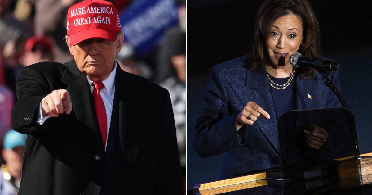 Donald Trump afirma que las encuestas son corruptas y deslegitima los resultados en Pensilvania. Kamala Harris busca consolidar su apoyo en Míchigan, un estado crucial para su campaña. Fotos: AFP