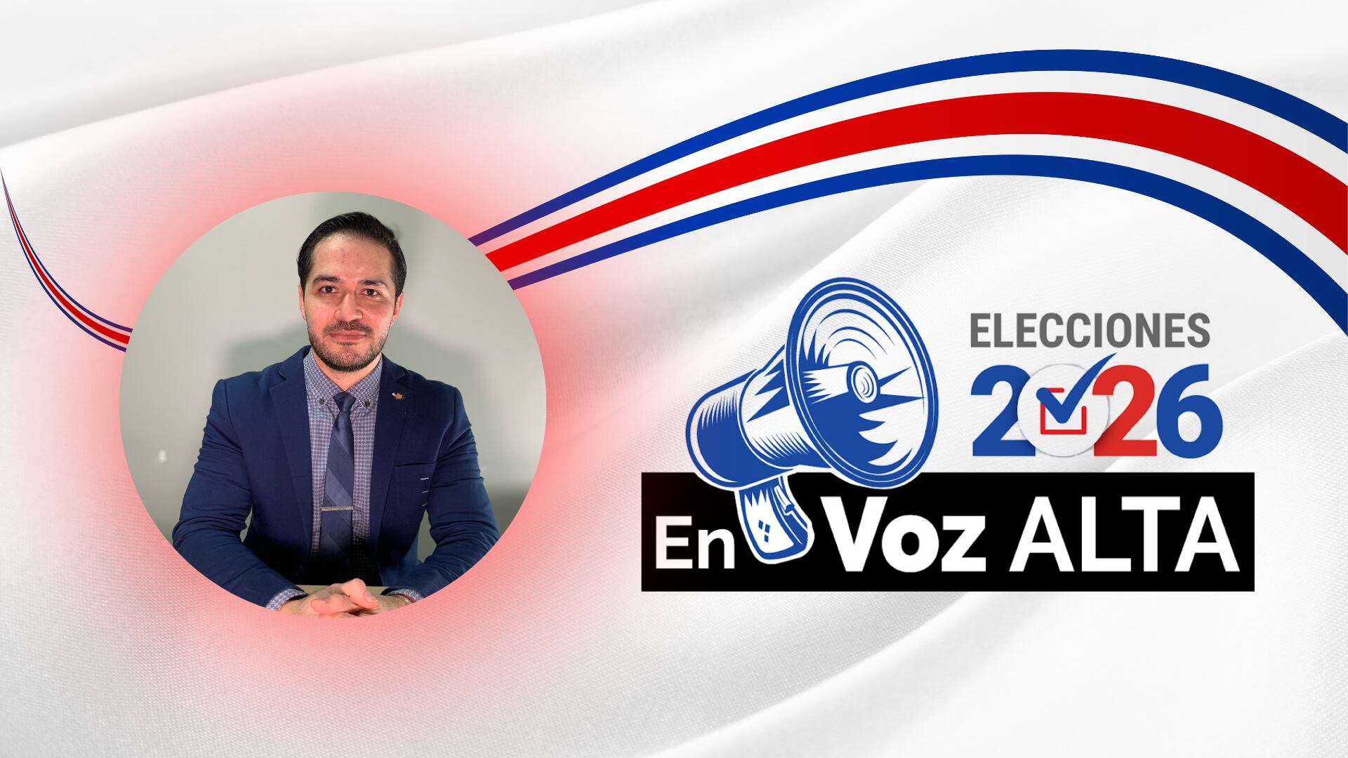 Bryan J. Marín Hernández, estudiante de Ciencias Políticas. Proyecto En voz alta, elecciones 2026