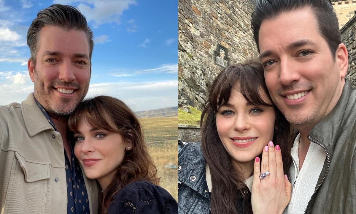 Zooey Deschanel y Jonathan Scott se comprometen. La actriz y el presentador de televisión tienen una relación desde el 2019